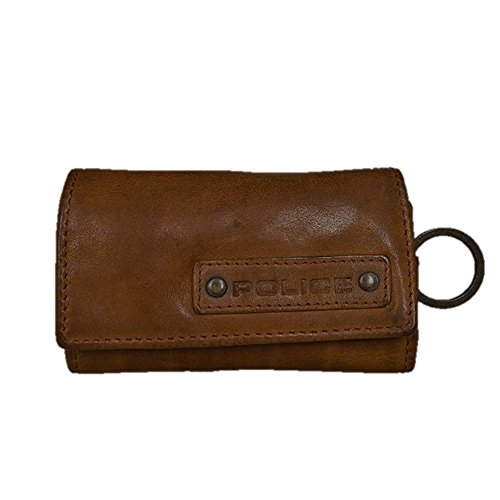 ポリス POLICE LAVARE メンズ キーケース PA 59600 25 牛革 ブラウン 茶 [並行輸入品]