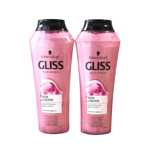 Schwarzkopf Gliss – Shampoo seta liquido – Set di 2