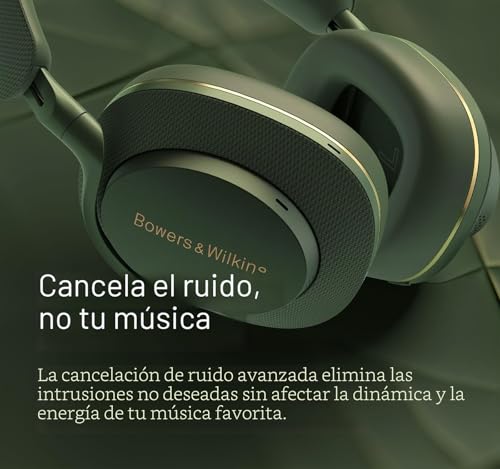 Miniatura 3 de Bowers & Wilkins PX7 S2e - Auriculares inalámbricos con cancelación de Ruido con Qualcomm aptX adaptativo y Carga rápida, 30 Horas de reproducción y Seis micrófonos Integrados, Color Negro Antracita