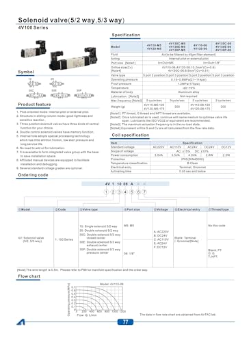 Électrovanne 4V310-10 avec commutation rapide AC220V haute performance - 6