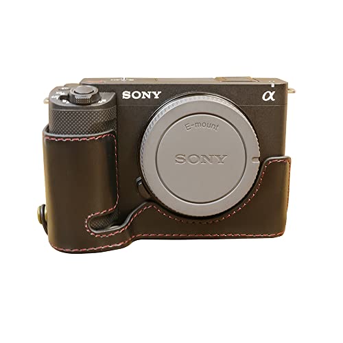 SIUTATDSH �J�����P�[�X PU���U�[ �K�p SONY �\�j�[ ZV-E1 ZVE1 �P�[�X ���C�i�[�P�[�X �J�����z���_�[�A�ϐk�E�ϏՌ��E�֌g�E�O�r�ݒu�ł��A�d�r�����ł��B (�u���b�N)