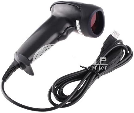 Acan 9800 USB CCD Laser Barcode Scanner Bar Code Reader -Black