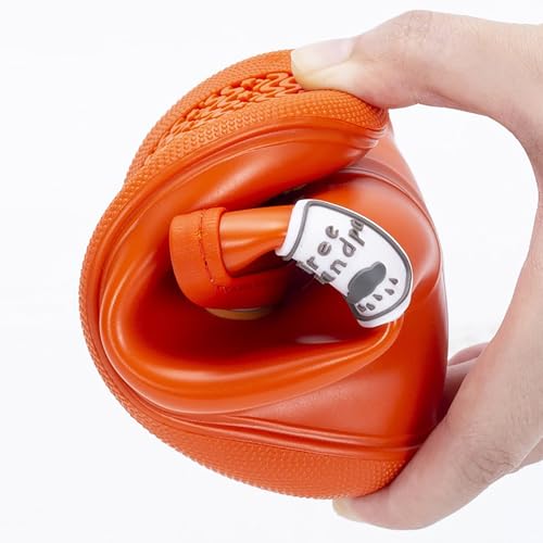 IWIHMIV Toddler Boys Rain Boots Girls Lightweight Short Rain Boots Soft Soles Non Slip Rainboots with Easy On4