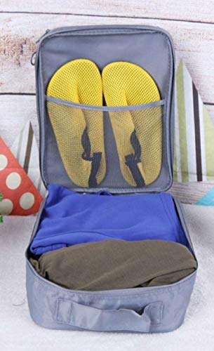 Necessaire Organizador Bolsa Porta Sapato Mala Academia Cinza