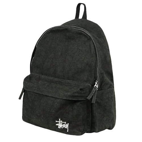 [�X�e���[�V�[] 12oz �R�b�g���L�����o�X �o�b�N�p�b�N �����b�N�T�b�N 134252 CANVAS BACKPACK [���s�A��] (�E�H�b�V���u���b�N)