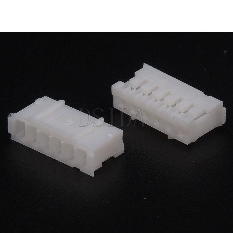 Generic 50PCS PH2.0 6p 6 pin 6Pin 2mm 2.0mm Pitch Plastic Shell/Housing/Pin Header Connector Female