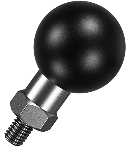 BRCOVAN 2 Pack, 1'' Ball Adapter with M8 x 1.25 Threaded Post Compatible with RAM Mounts B Size 1 Inch Ball Double Socket Arm - Thumbnail 5