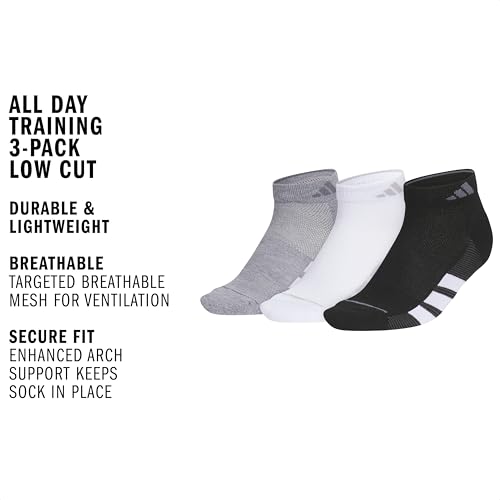 Image of adidas Women's All Day Training Socks 3 Pairs