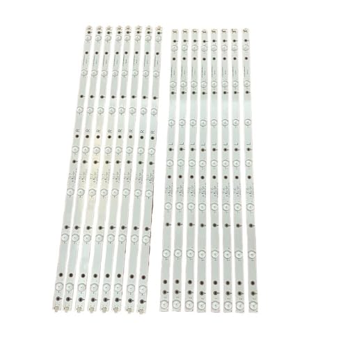 AKOUFAL 16pcs LED Bar Fit for 65PUF6061 65PUF6652 65PUS6121 65PUF6656 LB-PC3030-GJUHD658X14ADM2-R-L-H GJD2P5658X14UHD PF3030-GJUHD658X14ADN2