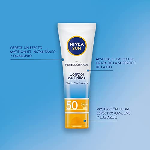NIVEA-SUN-Proteccion-Facial-UV-Control-de-Brillos-FP50-1-x-50-ml-crema-solar-facial-crema-matificante-con-proteccion-solar-alta-0-sensacion-pegajosa