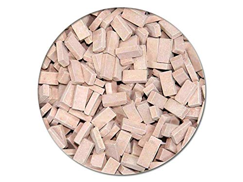 modellbahn-exklusiv Juweela 28061 - Ziegelsteine NF terrakotta mittel, 3.000 Stück, Spur H0, 1:87