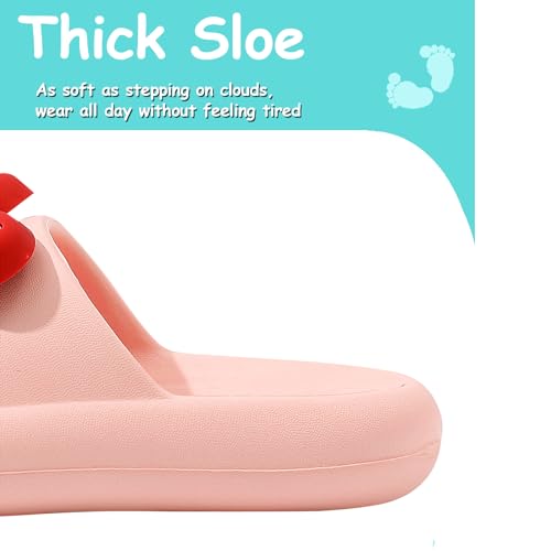 Kids Cloud Slides Boys & Girls Toddler Little Kids Slides Slipper Garden Beach Pool House Slides Comfy Non Slip Thick Sole Shower Sandals 6