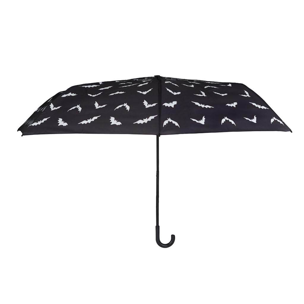 Balvi Ombrello Batumbrella Colore nero Un design con pipistrelli ovunque Nylon