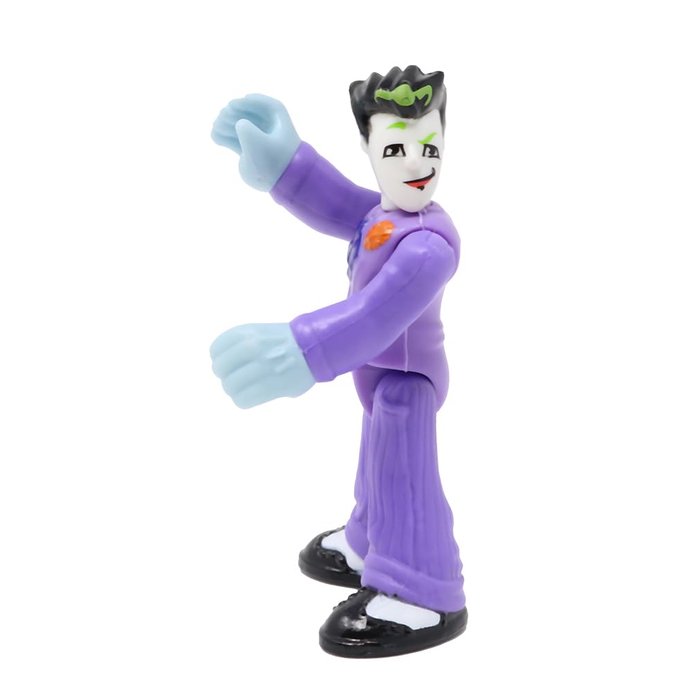 Imaginext Parte di ricambio per Fisher-Price da collezione ispirato a DC Superfriends Hero Villain Playset GNY62 - Figura Joker Poseable di ricambio