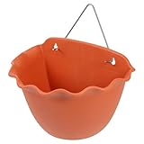 Pot de fleurs mural – particulièrement adapté pour être suspendu dans des endroits avec des balustrades, décoratif et pratique, pots de fleurs muraux