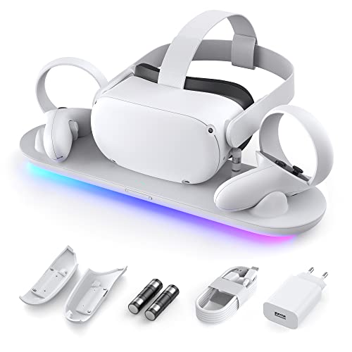 美品 Quest2 128GB/ケース/充電ドック/送風機/カバーセット 美品Meta Quest2 128GB/ケース/充電ドック/送風機/カバーセット