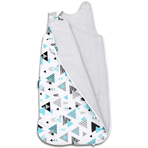 Bellochi Babyslaapzak 0 -12 Maanden Schlummersack 100% Katoen - OEKO-TEX - 4 Seizoenen Baby Slaapzak - Tog 2,5 met Verstelbare Lengte 60-75 cm - Tresor - Afbeelding 3