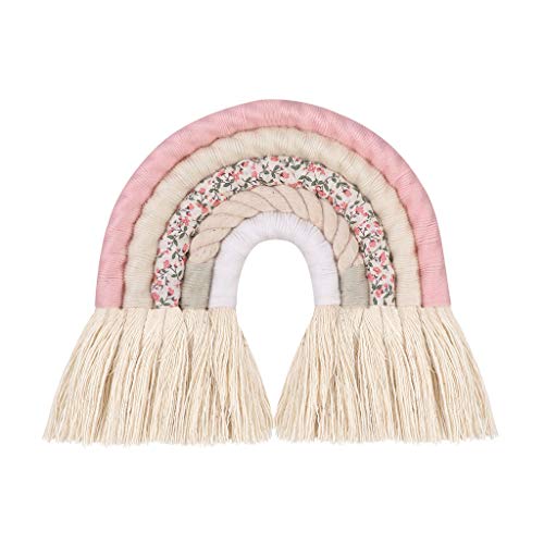 Yunso Nordic Wandbehang Tapisserie, Regenbogen Ornament Wohnzimmer Wohnkultur Cover