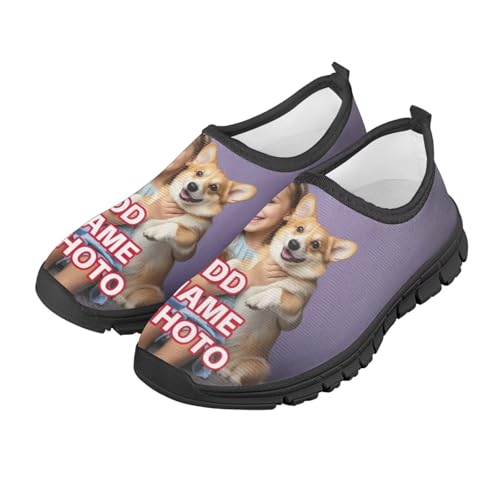 Doojoayie Custom Shoes for Girls Tennis Shoes with Graphics for Kids Birthday Party