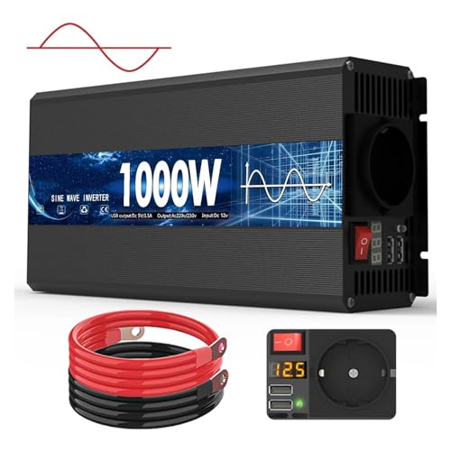 Onduleur onde sinusoïdale 1000W 12V 220V pour éviter les pannes en camping-car