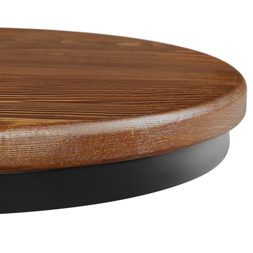 Yaheetech-Industrial-Bar-Stool-Vintage-Counter-Stool-Rustic-Counter-Height-Bar-Stool-Adjustable-Metal-Stool-with-Round-Wood-Seat-KitchenDiningCafe-Chair-20-27-Inch-Tall-Brown-4PCS - Urban Country Home Decor Yaheetech-Industrial-Bar-Stool-Vintage-Counter-Stool-Rustic-Counter-Height-Bar-Stool-Adjustable-Metal-Stool-with-Round-Wood-Seat-KitchenDiningCafe-Chair-20-27-Inch-Tall-Brown-4PCS