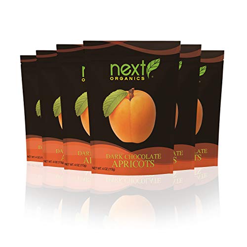 Next Organics Dark Chocolate Apricots, 4 Ounce (Pack Of 6) #TOP19