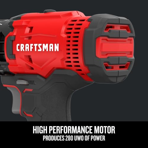 Image of CRAFTSMAN V20 Cordless Drill /Driver Kit, 1 /2 inch, Battery and Charger Included (CMCD700C1)