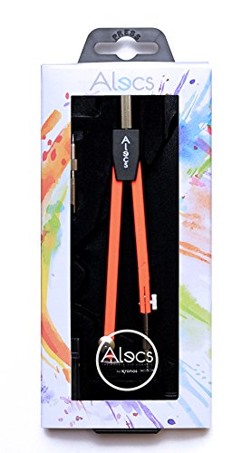 Alecs Compasso in ottone, arancione