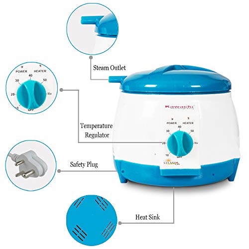 Kawachi Portable Steam Sauna Bath Panchkarma Swedan Machine for Health and Beauty Spa at Home (Blue)