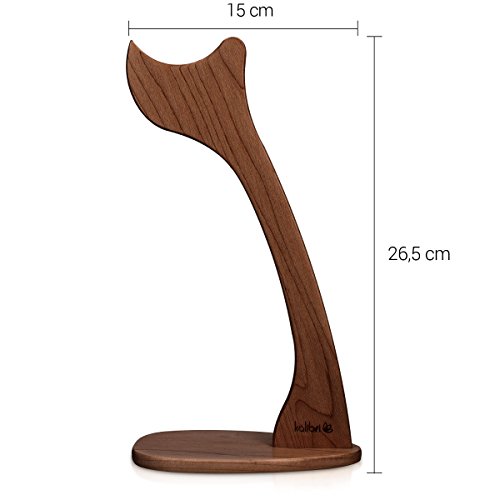 kalibri Support pour Casque Audio – Porte-Casque Universel – Socle pour Gaming Headset – Stand Design en Bois de Noyer - Les Beatles, Paul McCartney, John Lennon, RIngo Starr, George Harrison kalibri Support pour Casque Audio - Porte-Casque Universel - Socle pour Gaming Headset - Stand Design en Bois de Noyer – Image 5