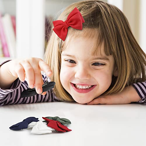 Gobesty Clip di grandi fiocchi per capelli, 6