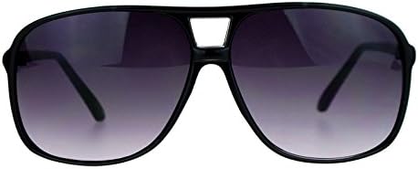 SA106 Oversize Large Thin Plastic Racer Mens Sport Sunglasses Black