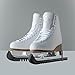 Cosmos 2 Pieces Ice Skate Guards Hockey Shoe Blade Covers Hockey Skates Blade Guards Ice Skating Protector Ice Hockey Equipment with Adjustable Buckle for Ice Skating, Figure Skates, Hockey (Black)