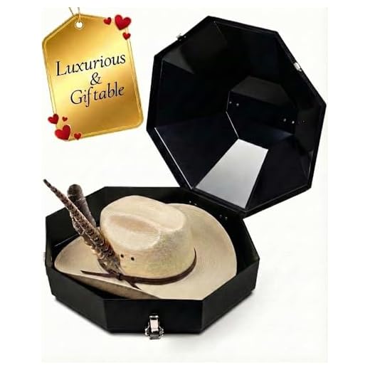 Hard Shell Cowboy Hat Carrier Box