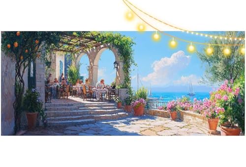 Broderie diamant kit complet mer pour relaxer votre esprit et décorer un grand salon lumineux