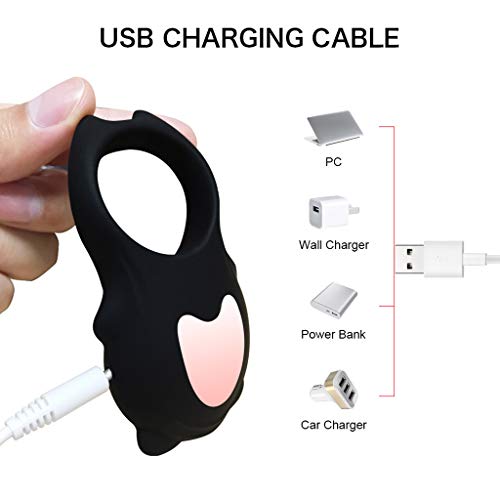 W-HELLO 10 Frequency Men Massage Ring Massageador de Massagem de Carregamento Massagem Massageador d