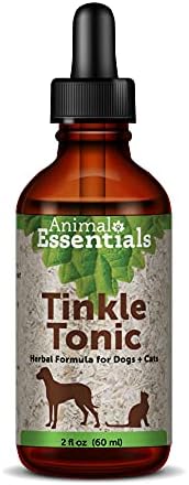 Animal Essentials Tinkle Tonic Herbal Formula for Healthy Urinary Tract in Dogs & Cats, 2 fl oz - Made in the USA, Alcohol Free