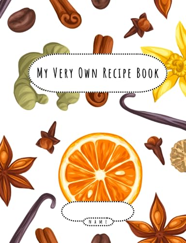 Your Very Own Recipe Book I Blank Template I 100 Pages I Included Measurement Conversion Sheets: Write On Paper I Space Saving Size I 7.5” x 10” image 2