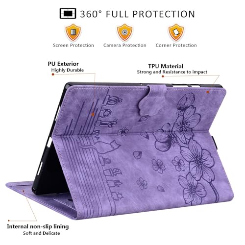 Housse iPad Pro 11 M4 2024 avec support réglable et veille auto