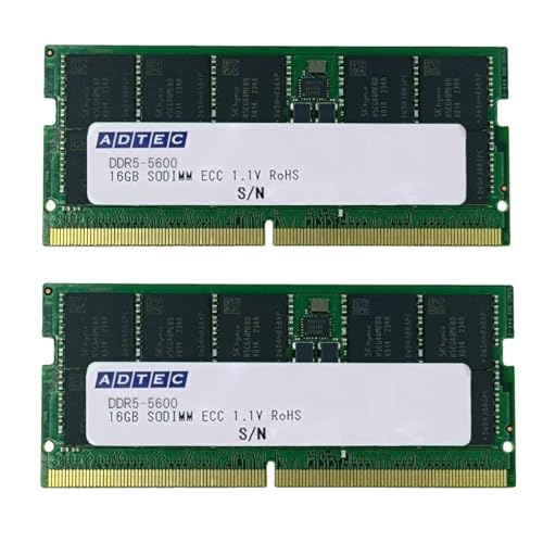 AhebN ADS5600N-E16GSBW UNۏ DDR5-5600 SO-DIMM ECC 16GBx2 1Rx8