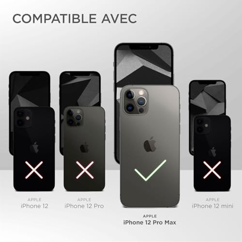 Coque iPhone 12 Pro Max silicone double couche contre les rayures d'écran