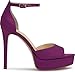 Jessica Simpson Sohilea Platform Peep Toe Pump, Bayberry, 8
