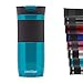 Contigo Vaso Termico Byron Snapseal, Termo Café, Taza de Viaje en acero inoxidable, Vaso Termo antigoteo, Copa con Tapa fácil de limpiar sin BPA, 470 ml, Azul(Biscay Bay)