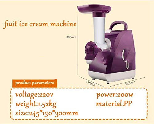 Hefacy Eiscreme-Maschine, automatische Kühlfunktion, tragbare Frucht-Eismaschine – Bild 4