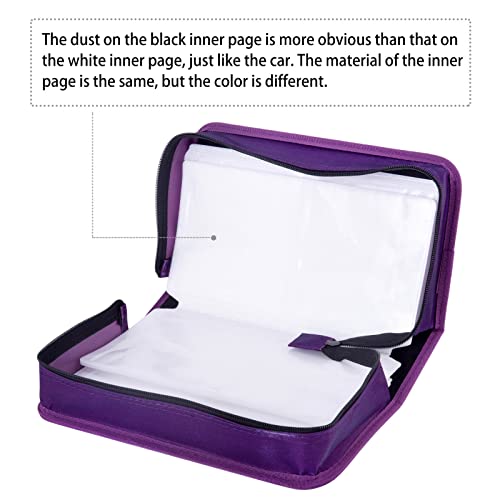 image for Siveit DVD Case, 128 Capacity CD/DVD Case Wallet Binder Storage Holder