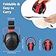 ProCase Kinder Gehörschutz Lärmschutz NRR 24dB Ohrenschützer Kapselgehörschutz für Schlaf, Reisen & Karnevalsumzügen Autismus Noise Cancelling - Schwarz