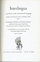 Interlingua: A Grammar of the International Language B0007ESKNI Book Cover