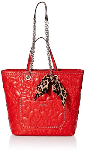 Betsey Johnson womens Don't Be Sketchy Tote, Red, One Size