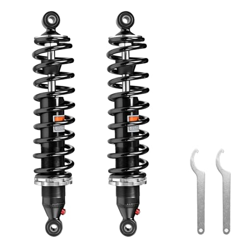 Monotube Rear Shocks, Struts for Yamaha Grizzly 550 4x4 (YFM550FG), Grizzly 550 4x4 (YFM550D), Grizzly 700 4x4 (YFM700FG) ; OEM#: 3B4-23350-00-00, 3B4-23350-01-00; Amortiguadores para Grizzly