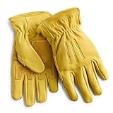 Red Wing Shoesレザープロ作業手袋、ANSI/ISEA レベル5 耐切創性強化掌、ニュートラル、M